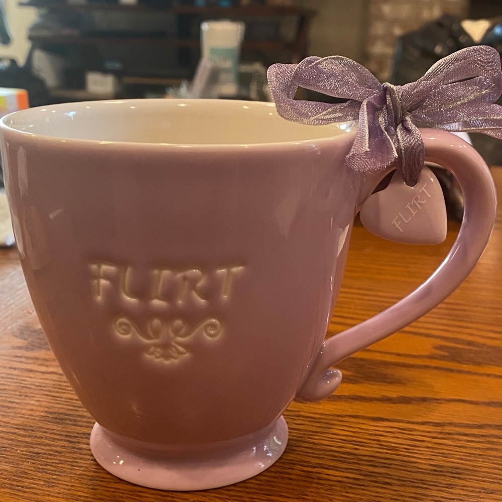 Starbucks Light Purple Mug with Bow Handle